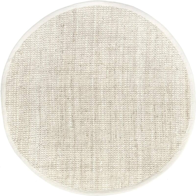 Delara Premium Handwoven Natural Fiber Area Rug Boucle 100% Jute excellent choice in high-traffic areas such as Living rooms