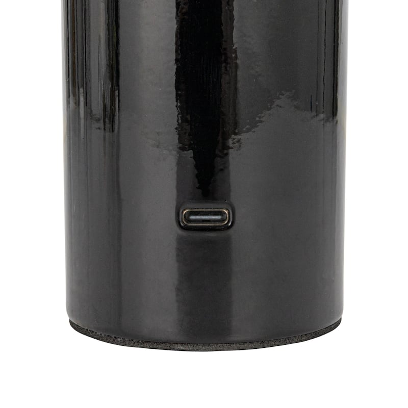 Metal LED Rechargeable Table Lamp - 4.9"L x 4.9"W x 8.3"H