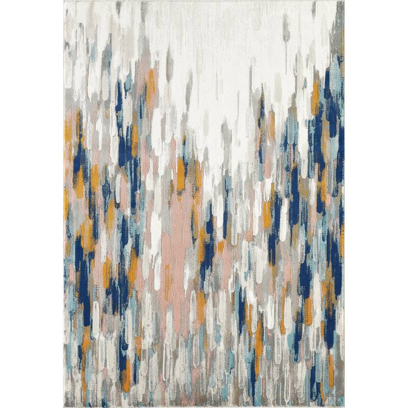 Abani Porto Contemporary Abstract Area Rug