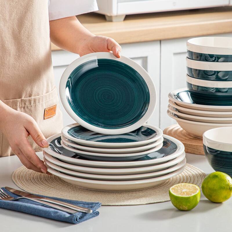 vancasso ORI Stoneware 16-Piece Dinnerware Set, Service for 4