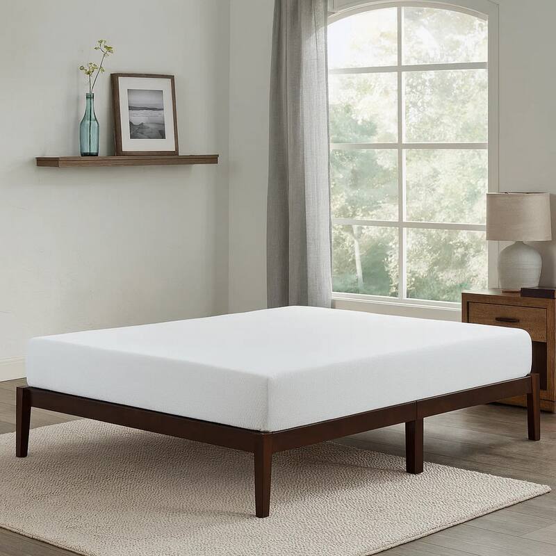 Bree 8 Inch Plush Full Size Mattress with Cool Gel Foam, Aloe Vera Infused