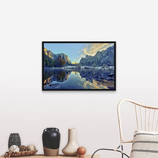 Shop El Capitan And Three Brothers Reflection Yosemite Black