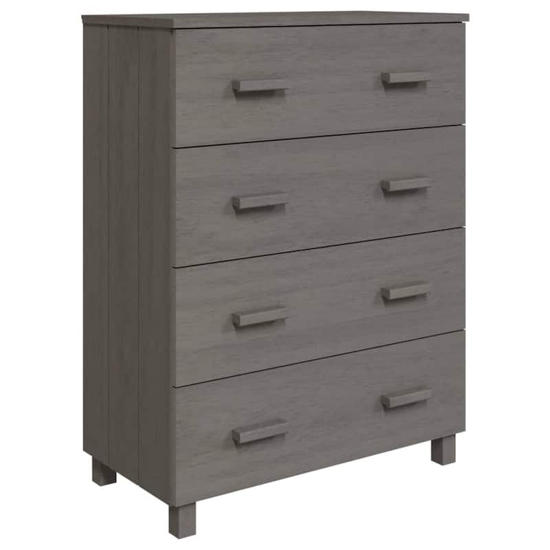 vidaXL Sideboard Buffet Console Cabinet for Kitchen HAMAR Solid Wood Pine - 31.1"x15.7"x40.7"