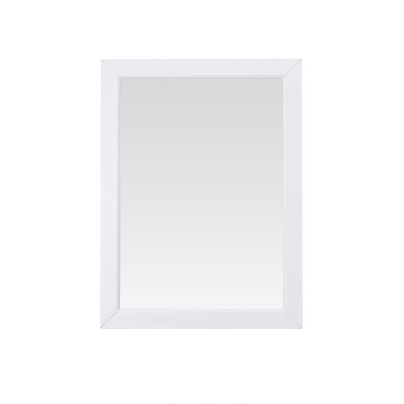 Avanity Everette Wall Mounted Framed Mirror - 24"W x 32"H - White
