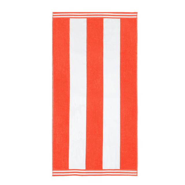 Miranda Haus Winslow Oversized Cabana Stripe 2 Piece Beach Towel