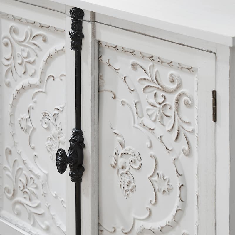 Art Leon Retro and Romantic Floral Cabinet