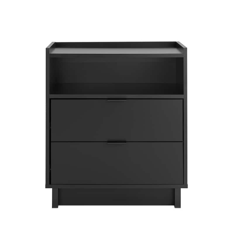 Prepac Simply Modern 2 Drawer 23.75" W Nightstand