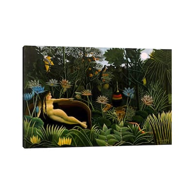 iCanvas "The Dream, 1910" by Henri Rousseau Canvas Print