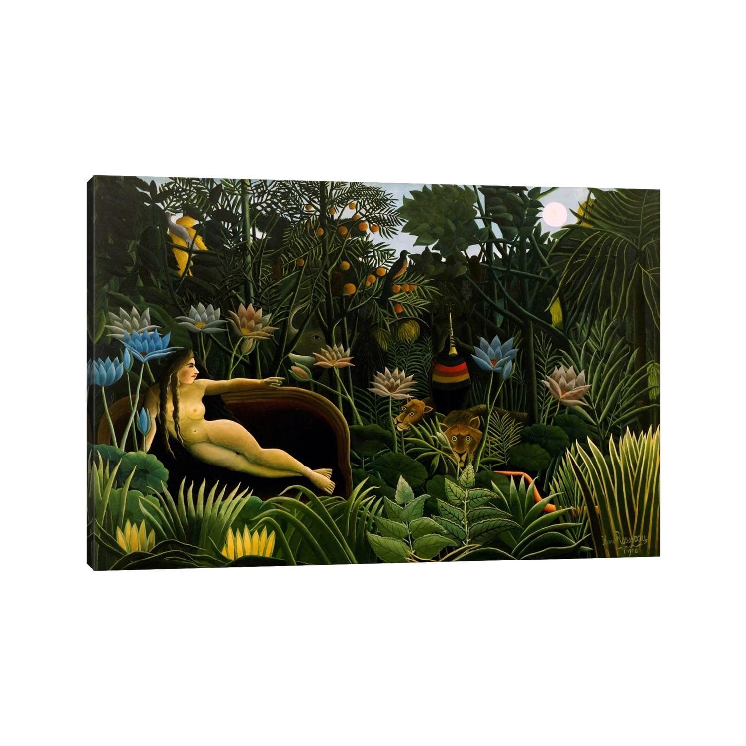 iCanvas "The Dream, 1910" by Henri Rousseau Canvas Print