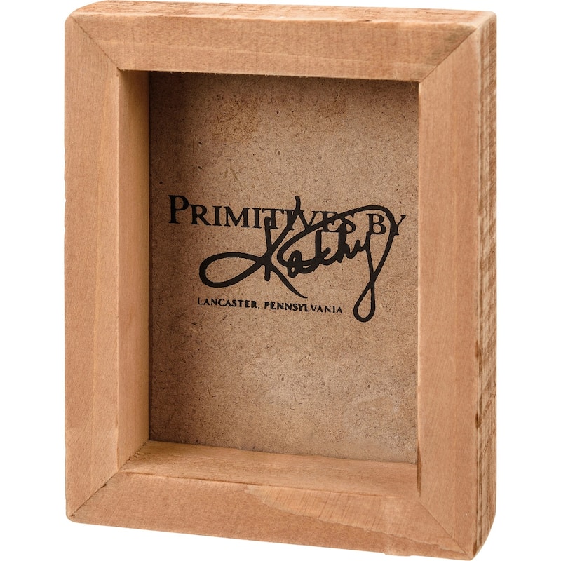 The Beach is My Happy Place Box Shelf Mini Tier Tray Sign - Multi