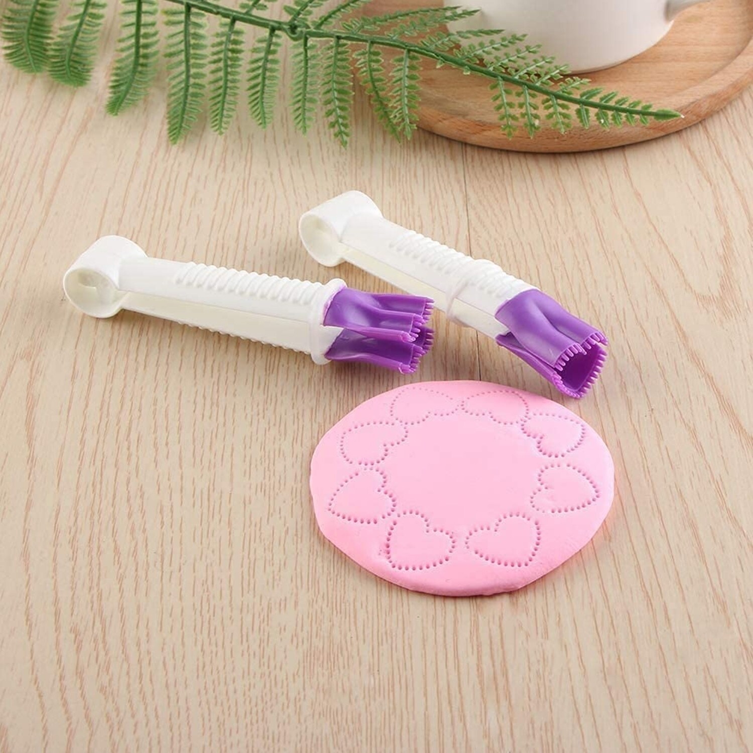 Fondant Crimper 10pcs/Set Double Sugar Cake Home Baking Accessory