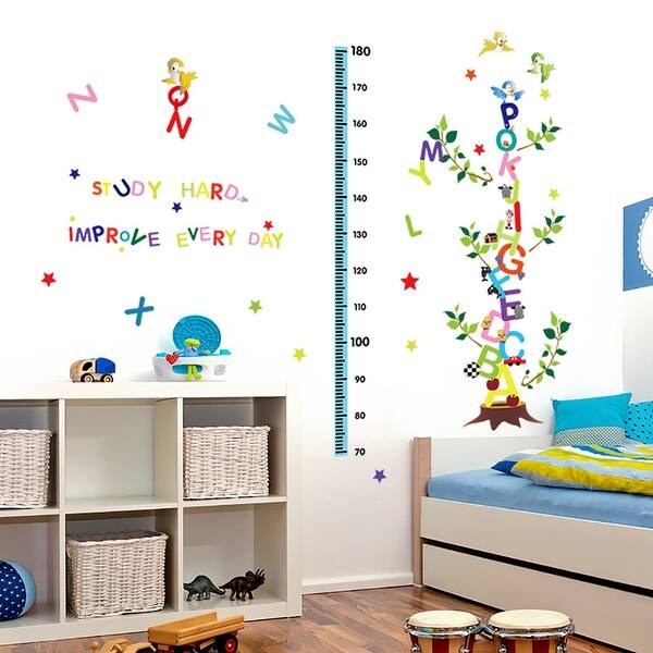 Chezmax Diy Alphabet Abc Wall Decals Stickers Removable Wall Decals Stickers Removable