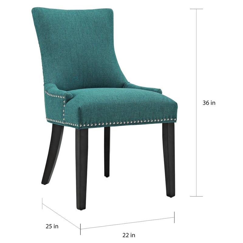 Porch & Den Helen Fabric Upholstered Dining Chair (Single Chair)