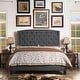 preview thumbnail 3 of 7, Moser Bay Maturin Upholstered Panel Bed with Wingback Headboard