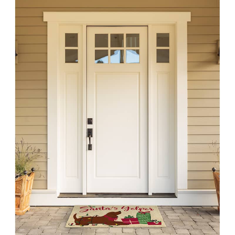 DII Christmas Holiday Doormat