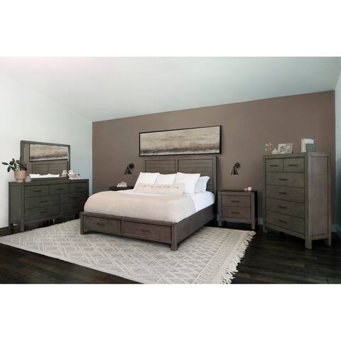 Abbyson Sonia 6 Piece Solid Wood Bedroom Set