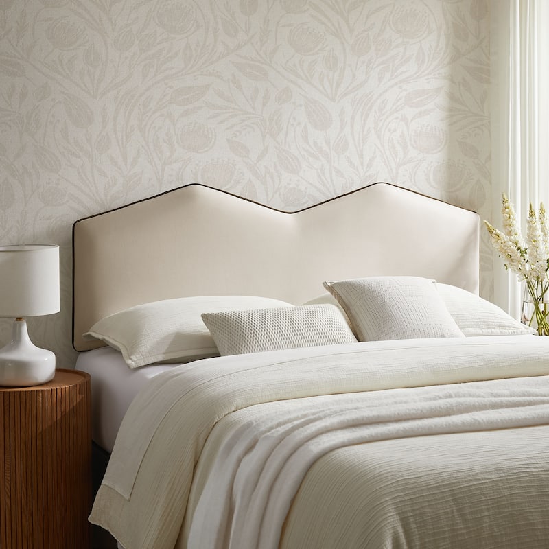 Cosette Performance Velvet Headboard - Alabaster - Full