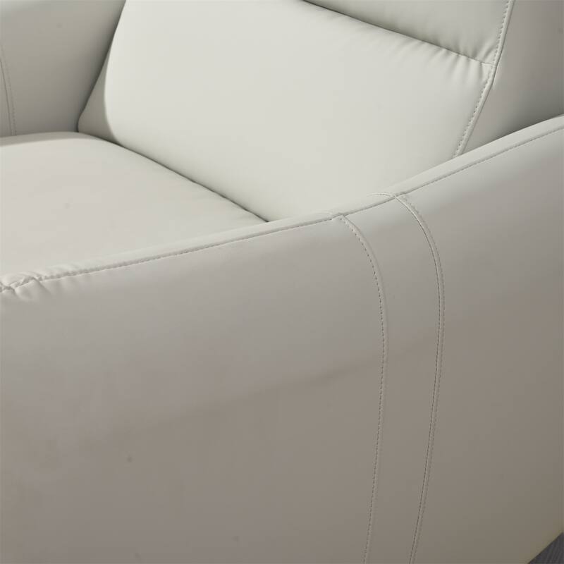 Wall Hugger Power Recliner Chair with USB Port, Electric Reclining Armchair for Small Spaces, PU Leather Sofa for Living Room