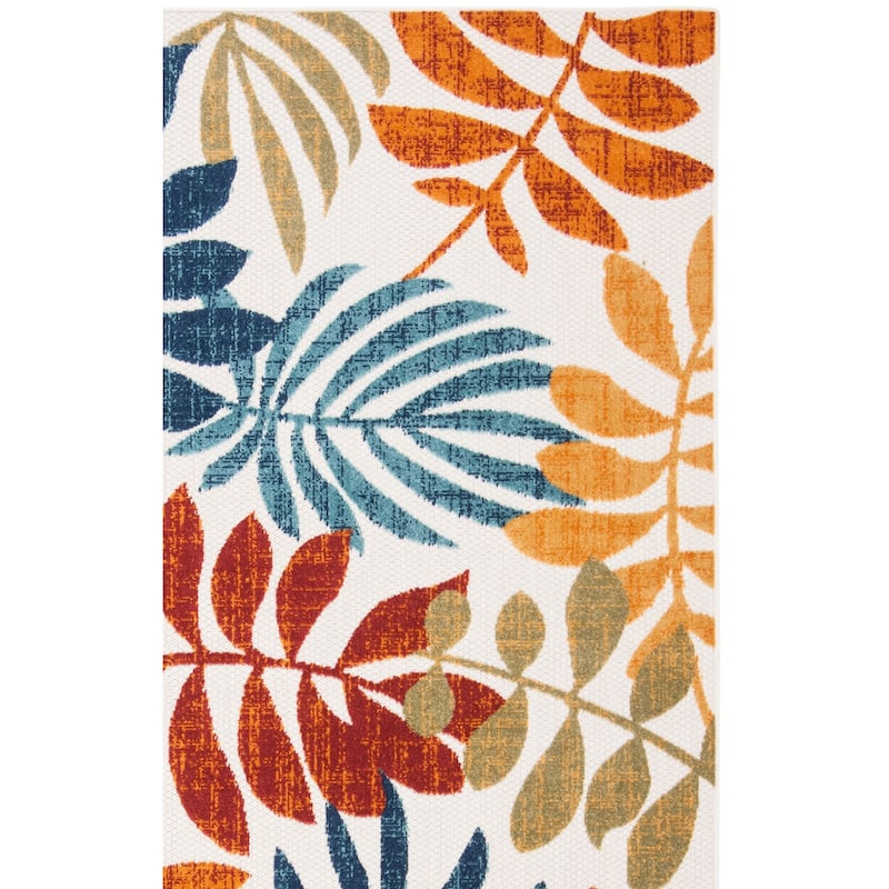 SAFAVIEH Cabana Neera Indoor/ Outdoor Waterproof Patio Floral Rug