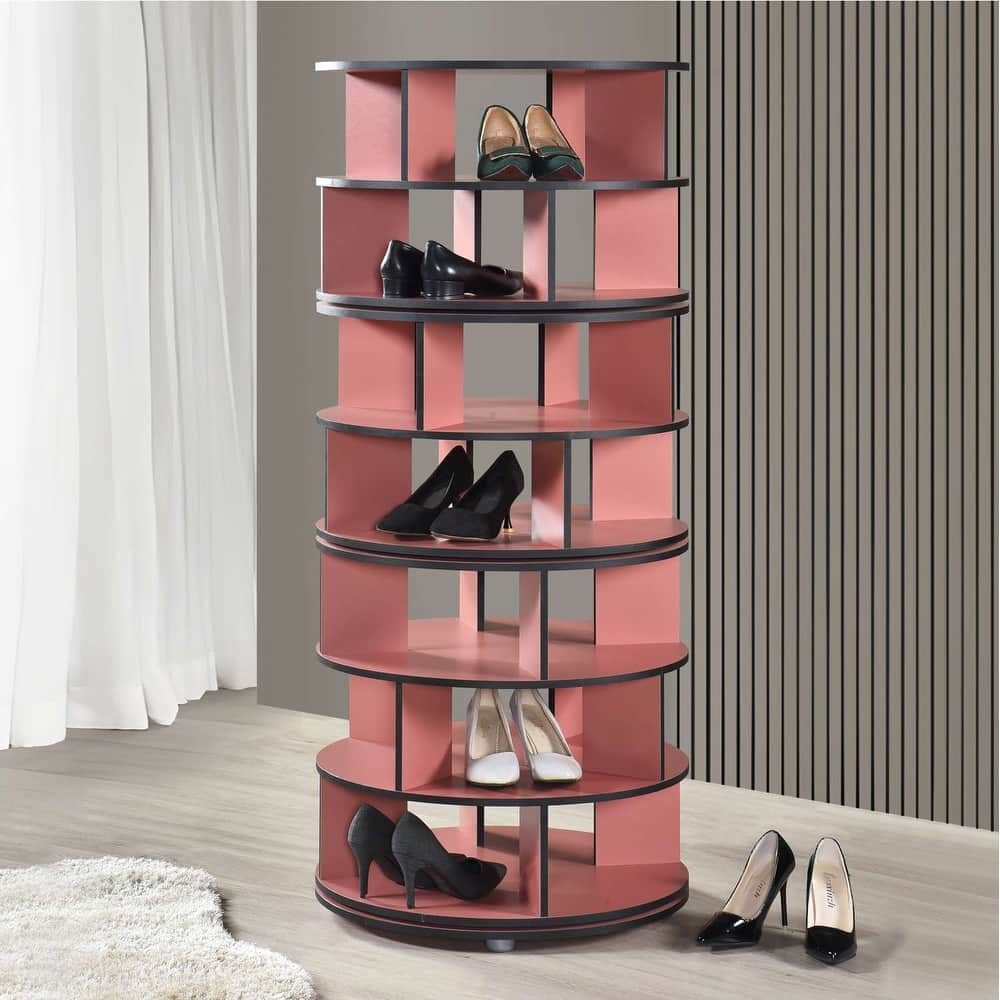 7-Tier Revolving Shoe Rack