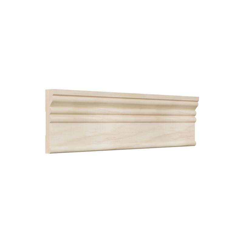 MRB3:11/16-in D x 3-1/4-in W x 96-in L Americraft Solid Hardwood Stain Grade Howe Casing Moulding