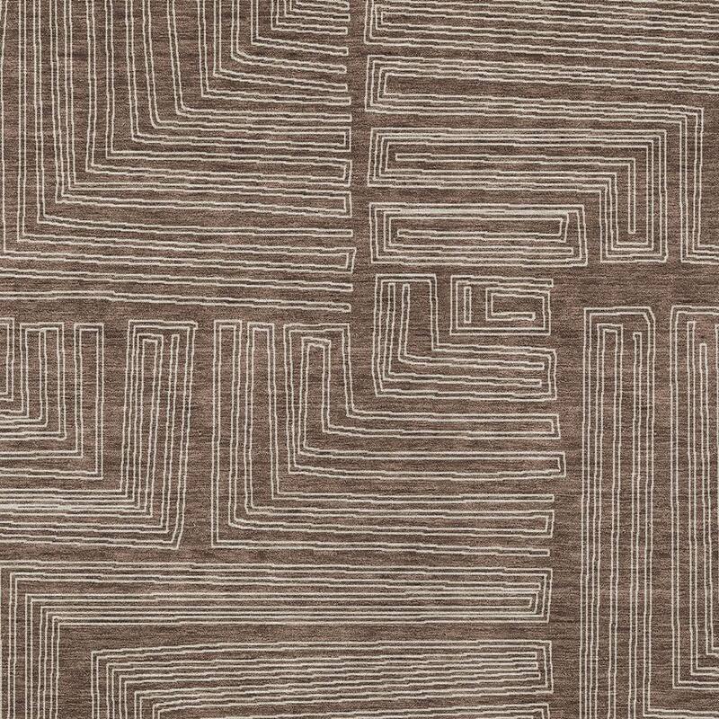 HomeRoots Geometric Transitional Rectangle Outdoor Rug