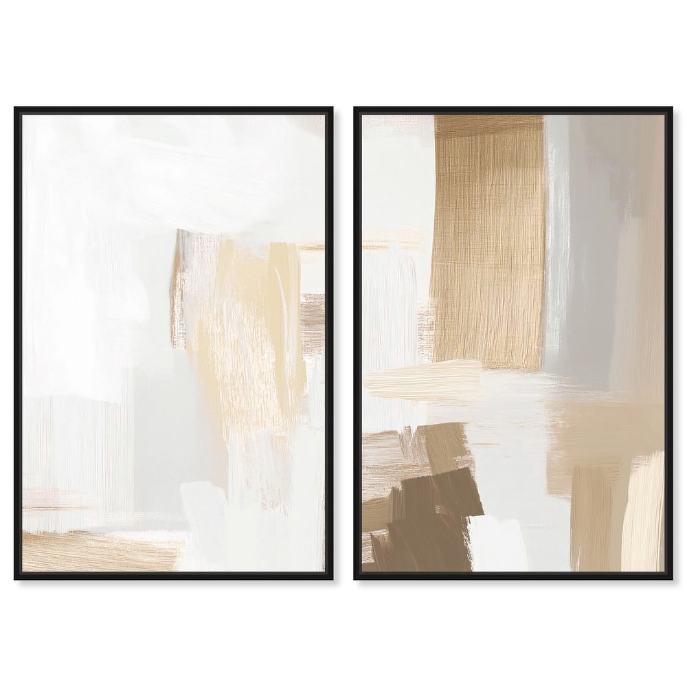 Tactile Textures I Canvas Set of 2 by Art Remedy