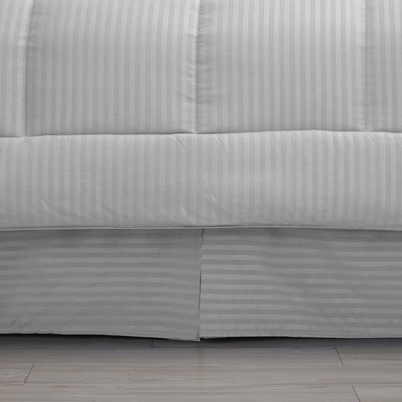 Soft Dobby 8-piece Striped Down Alternative Bed-in-a-Bag Set w/ Sheets