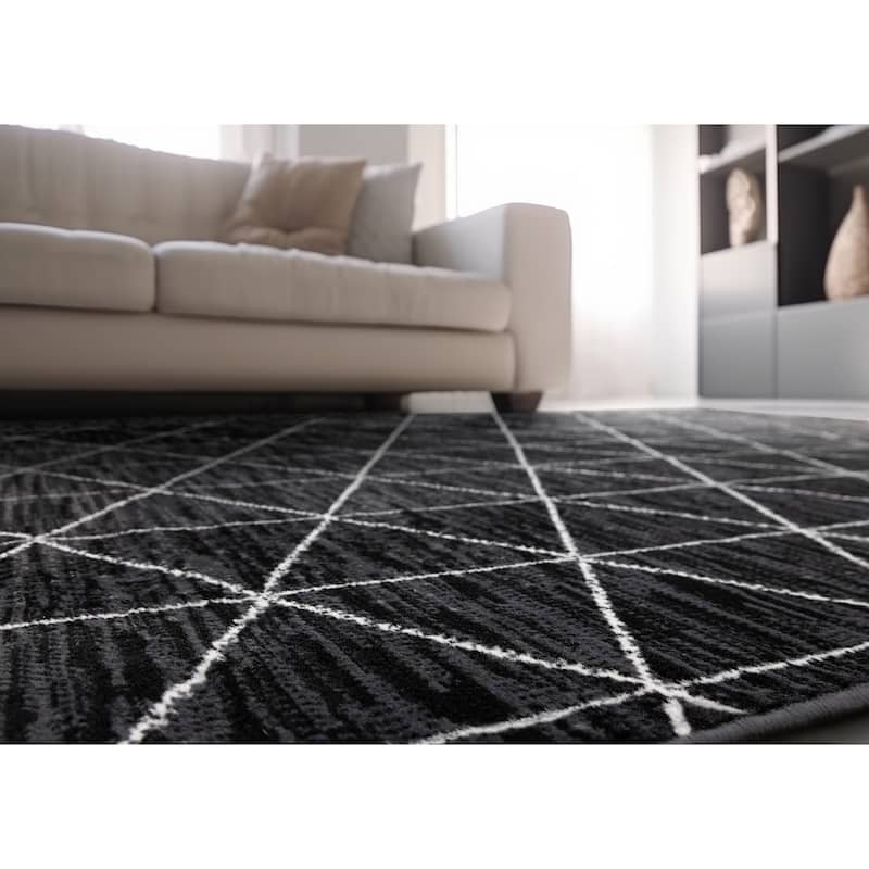 Florence Grey Cream Tri-Structure Rug