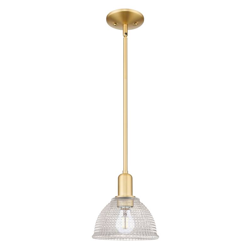 Innovations Lighting Endless Possibilities Arcadia - Arietta - 1 Light 8" Stem Hung Mini Pendant - Satin Gold