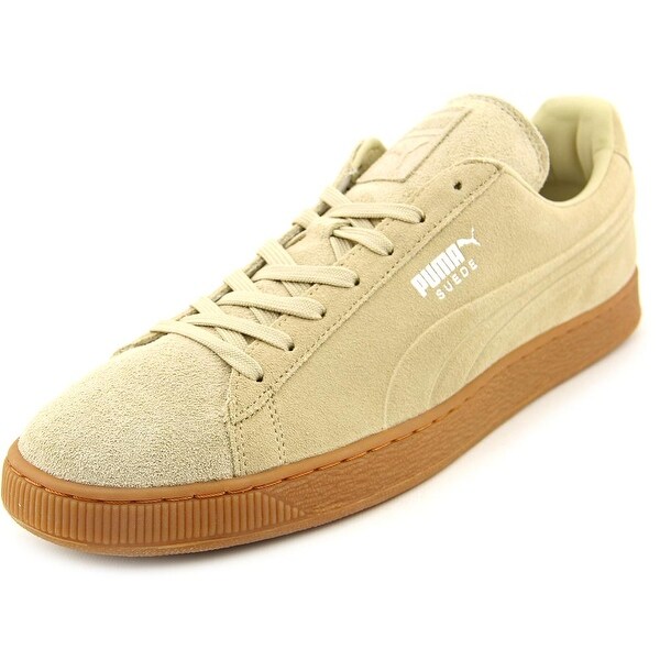 tan puma sneakers