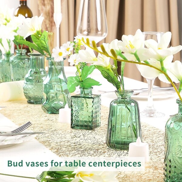 Mini Glass Bud Vase Set, Home Decor, Wedding Decor, Party