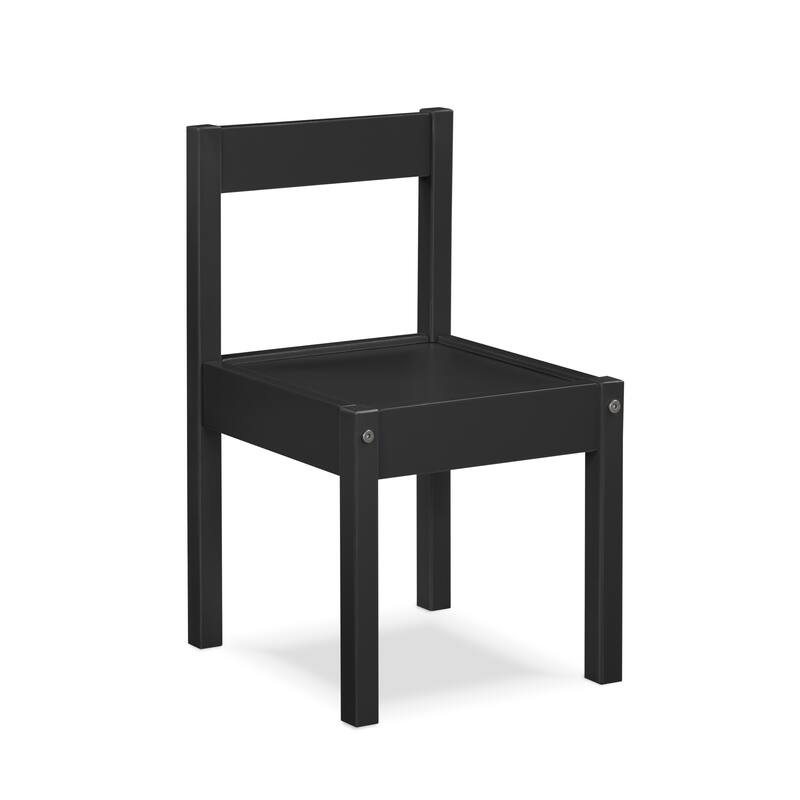 Kids Dry Erase Table and Chair Set, 3-Piece Solid Wood Set for Art, Homework, and Games