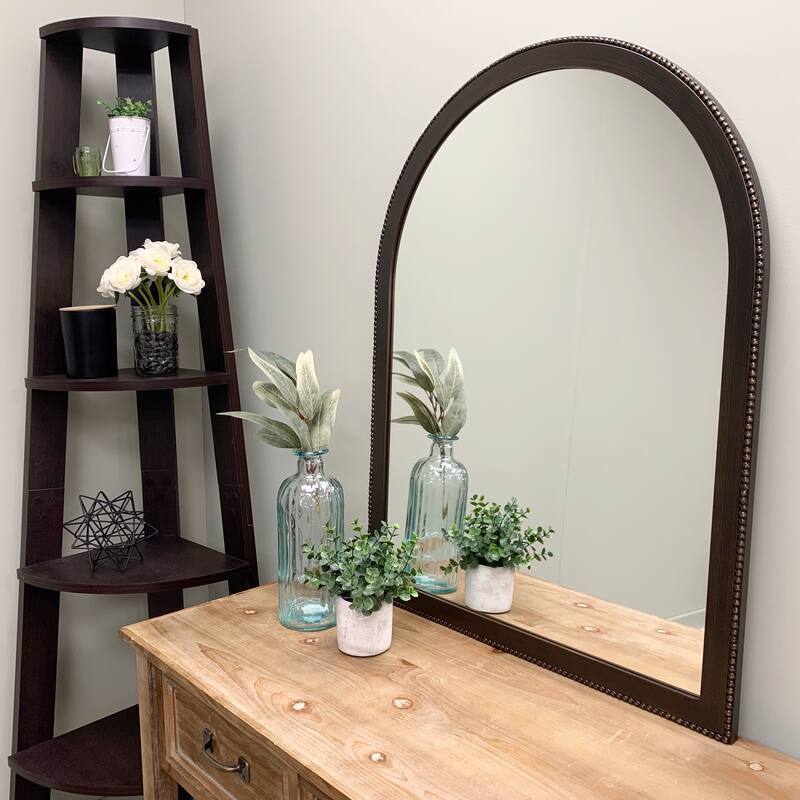 Van Buren Framed Vanity Mirror - Crescent Cathedral - 24.4x32.4