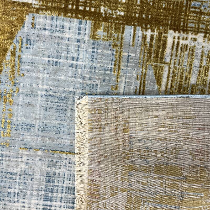 HERAT ORIENTAL Turkish Modern Erased Design Wool & Silk Rug - 2' x 2'11"