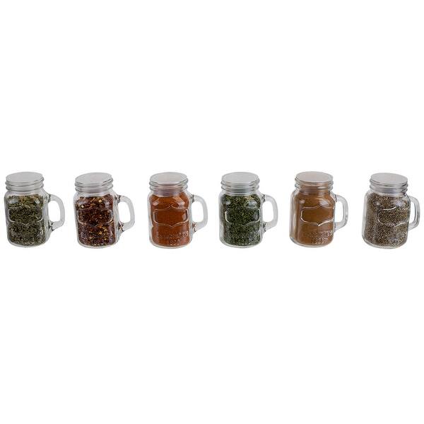 16 Pack 21 Oz Plastic Spice Jars with Shaker/Pourer Lids, Square Empty  Seasoning