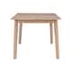 preview thumbnail 7 of 16, Linon Dolan Solid Rubberwood 60-inch Dining Table