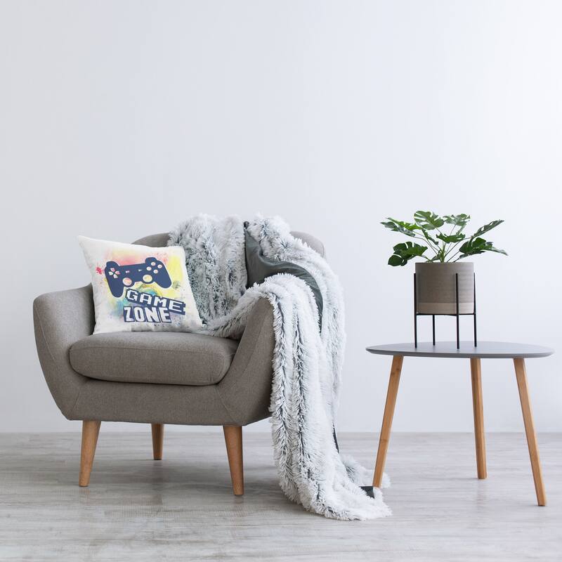 Stupell Retro Modern Game Zone Decorative Printed Throw Pillow Design by Marcus Prime