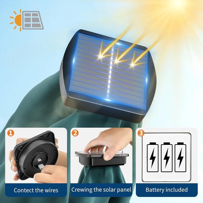 9FT Half Patio Umbrella with Smooth Crank Lift, Shade Canopy for Patio, Backyard, Garden with LED Lights (No Base)