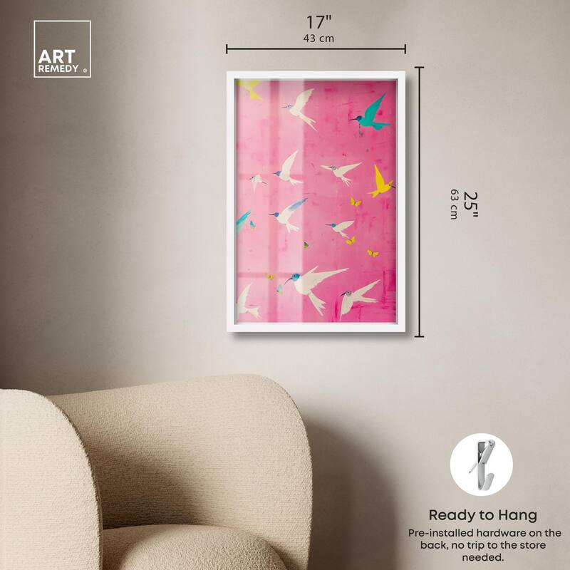 Soaring Sorbet Shadowbox by Art Remedy