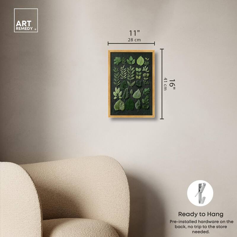 Leaf Library III Canvas by Art Remedy