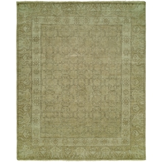 Transitional Hand-Knotted Wool Area Rug - Bed Bath & Beyond - 41420799