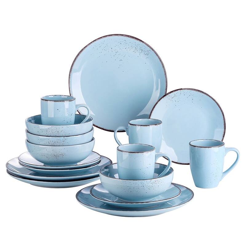 vancasso Navia 16-piece Stoneware Dinnerware Set (Service for 4) - Ciel
