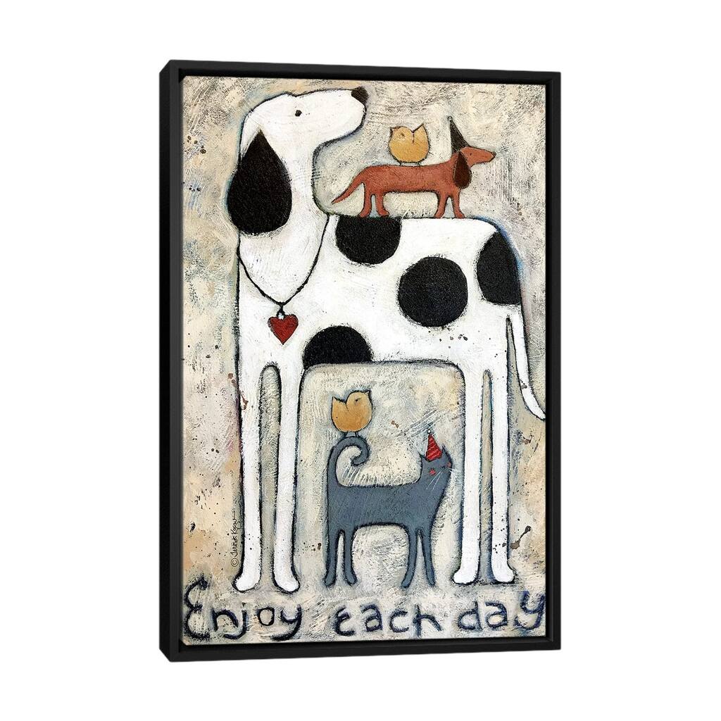 iCanvas "Each Day" by Teresa Kogut Framed Canvas Print