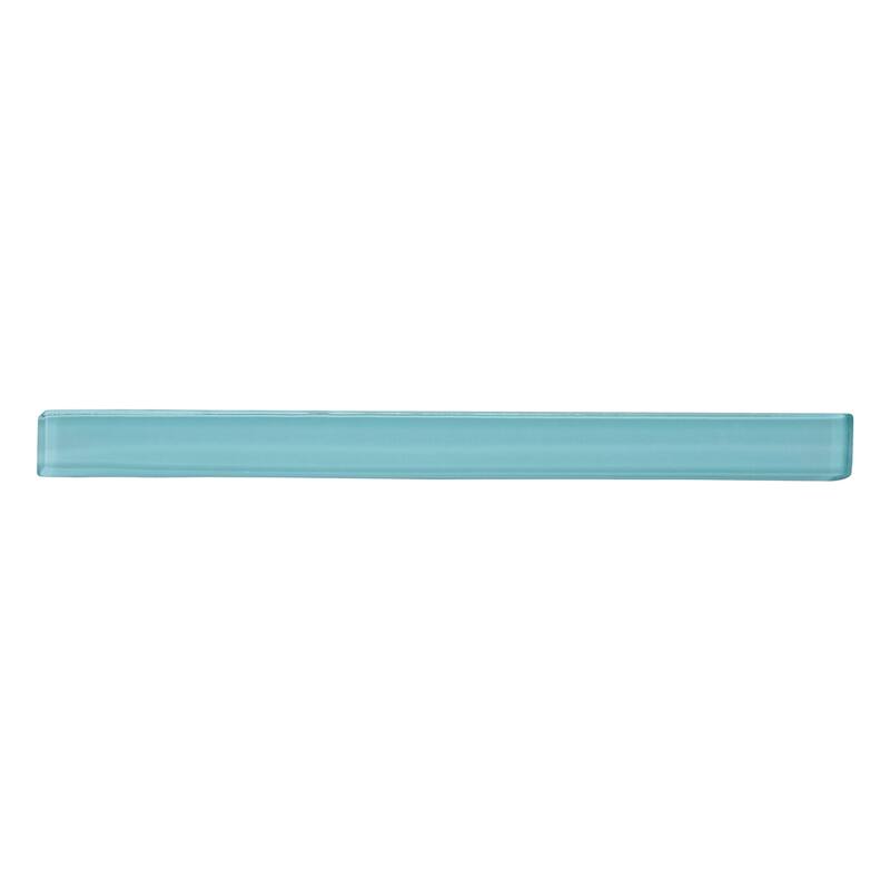 Apollo tile 0.5" x 12" Colorway Glossy Sky Blue Glass Tile (0.5 sq ft/case) - 10 Pack