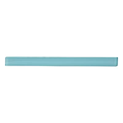 Apollo tile 0.5" x 12" Colorway Glossy Sky Blue Glass Tile (0.5 sq ft/case) - 10 Pack