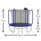preview thumbnail 6 of 7, Trampoline with Basketball Hoop, Outdoor Trampoline with Enclosure Net