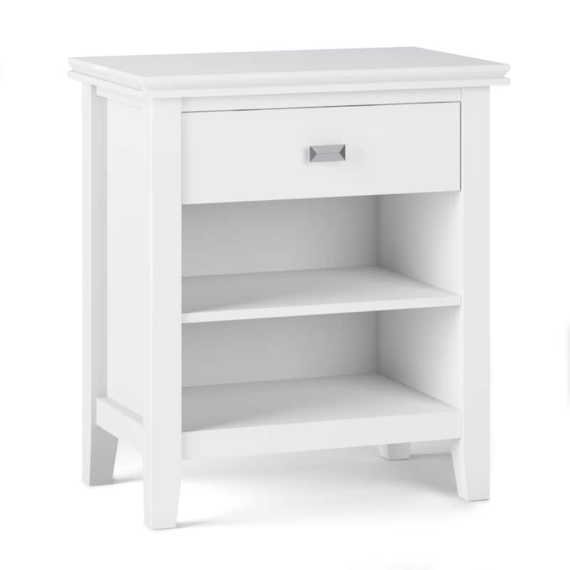 WYNDENHALL Stratford SOLID WOOD 24 inch Wide Bedside Nightstand Table