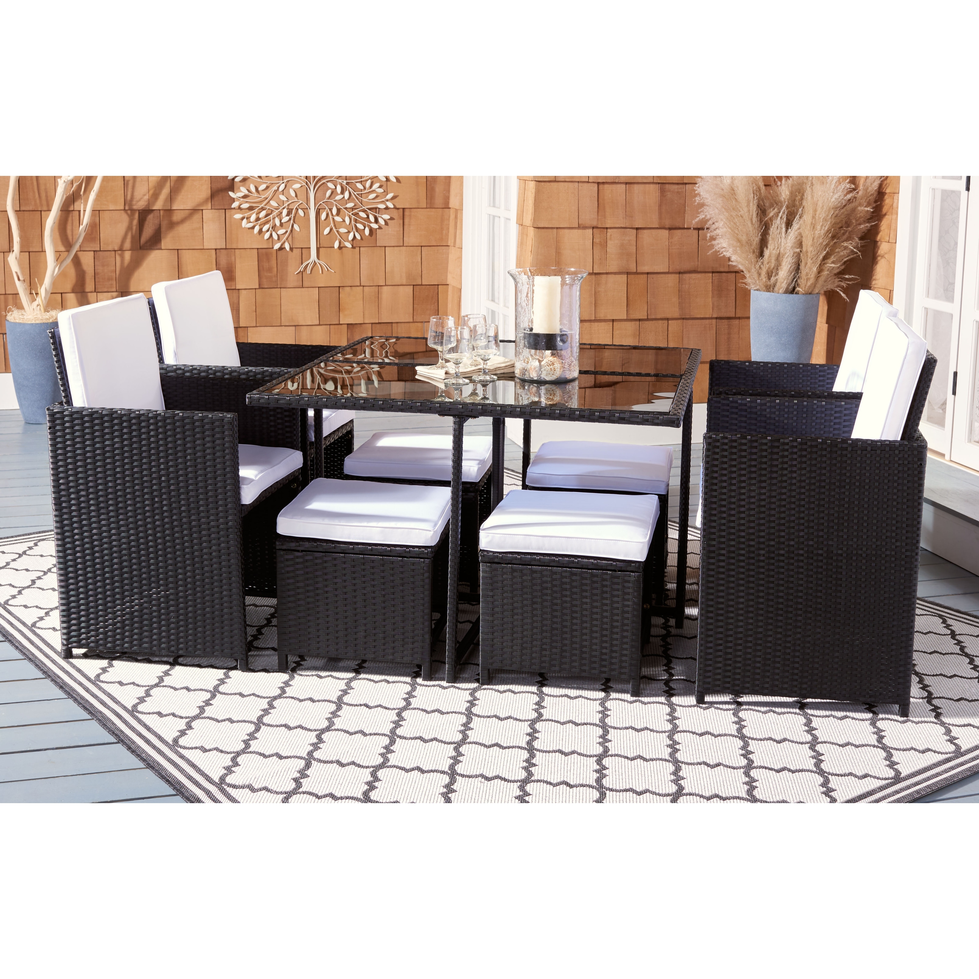 5 piece cube garden furniture best sale