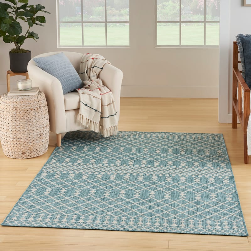 Nourison Positano Indoor/Outdoor Moroccan Area Rug